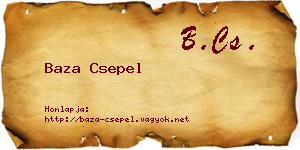 Baza Csepel névjegykártya